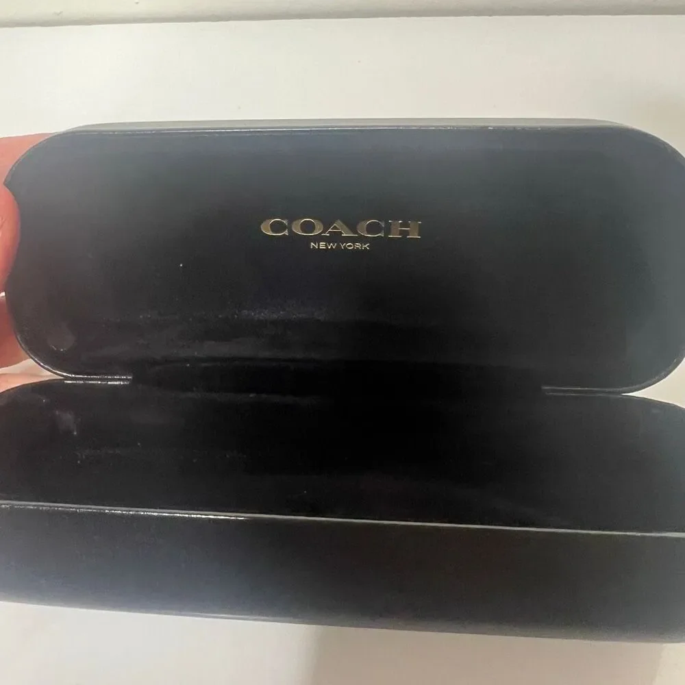 Coach Black Eye Glass Case Hard Case